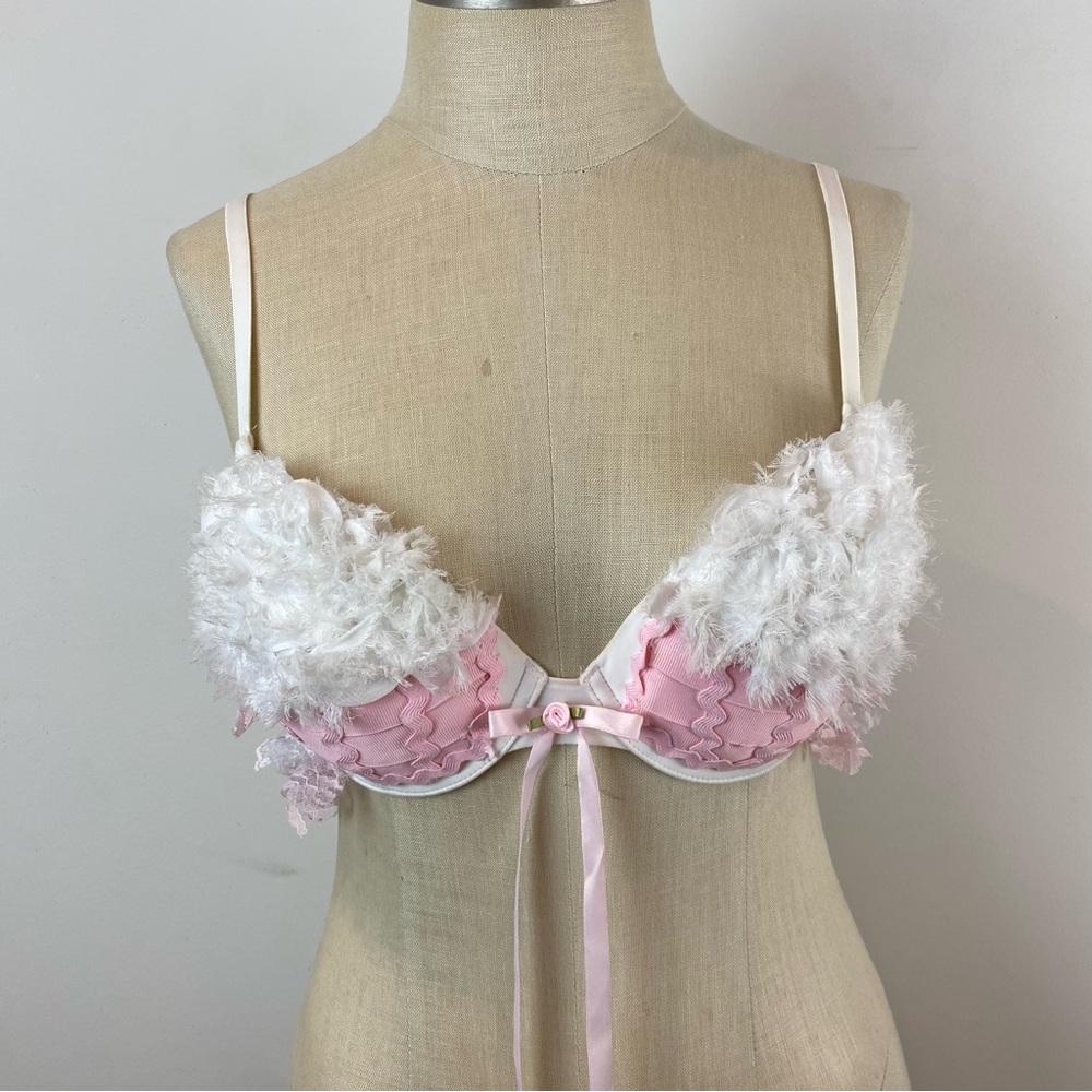 Handmade Pink Cupcake Rave Bra